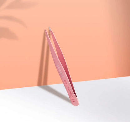 Staleks Pincet puntig - Roze